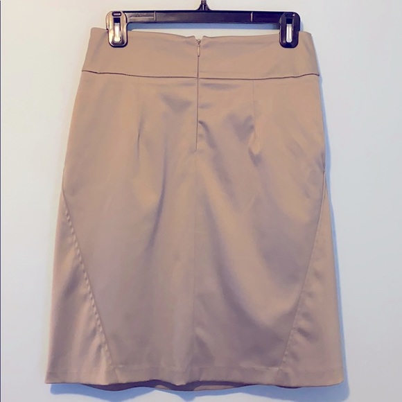 Satin Look Pleated Skirt - Picture 2 of 4